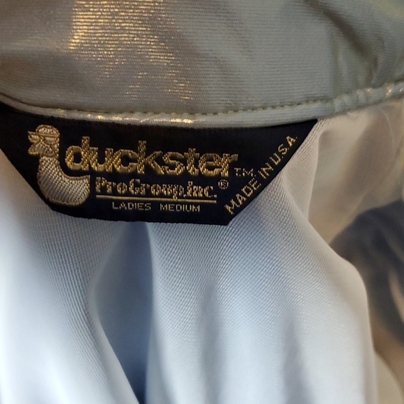 Vtg light blue Duckster jogging suit, M, track - Picture 7 of 11